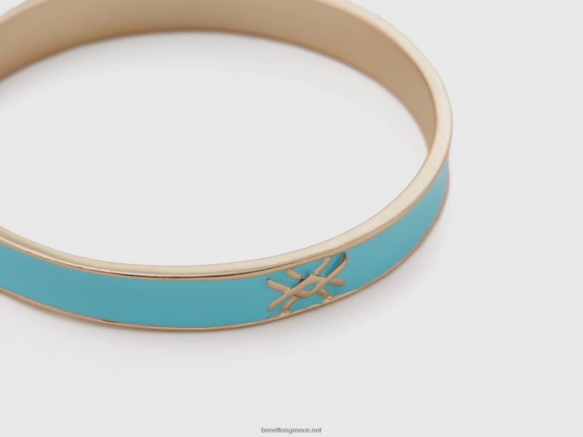 βραχιόλι βραχιόλι γαλάζιο με λογότυπο J8TLD752 Benetton γυναίκες μπλε του ουρανού