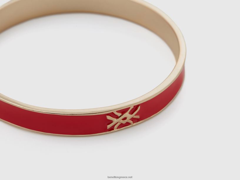 Βραχιόλι φράουλα κόκκινο βραχιόλι με λογότυπο J8TLD780 Benetton γυναίκες φράουλα