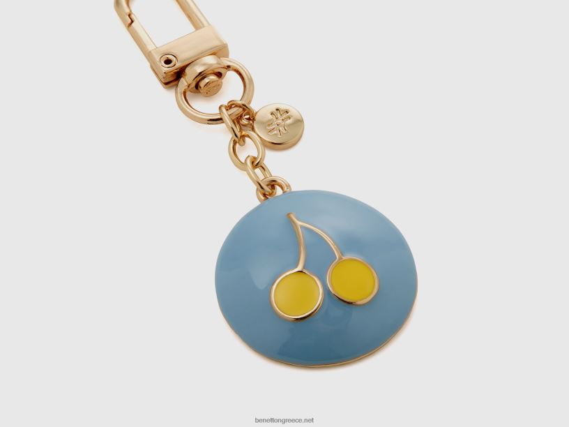 μπρελόκ με μενταγιόν σε μπλε του ουρανού κερασιού J8TLD769 Benetton γυναίκες μπλε του ουρανού