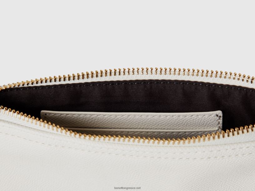 δύο τσάντες από απομίμηση δέρματος J8TLD792 Benetton γυναίκες άσπρο