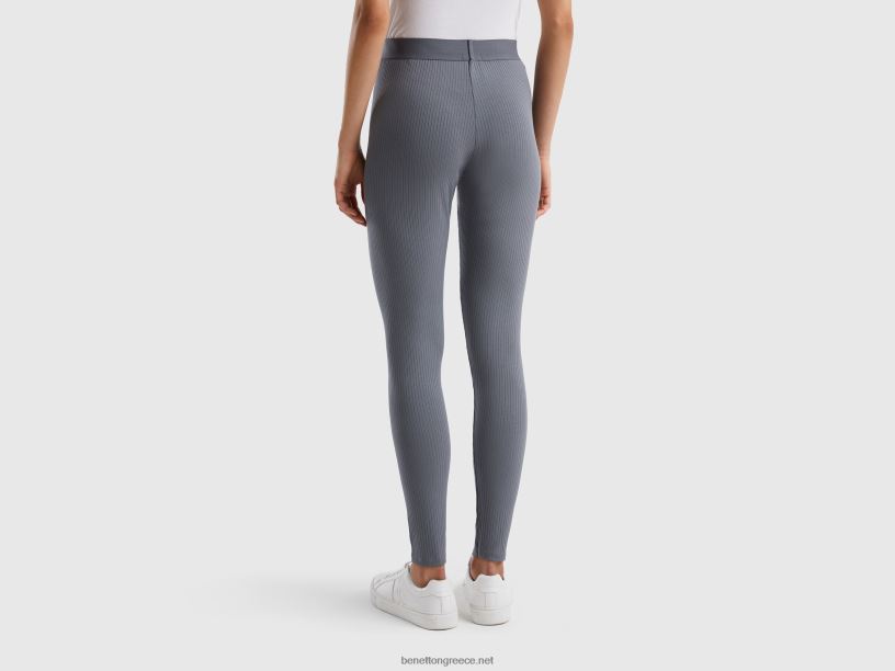 τέντωμα ριμπ κολάν J8TLD4185 Benetton γυναίκες γκρί