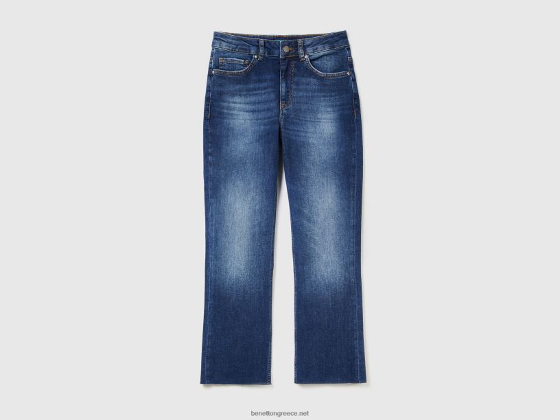 κομμένο τζιν με πέντε τσέπες J8TLD4137 Benetton γυναίκες σκούρο μπλε