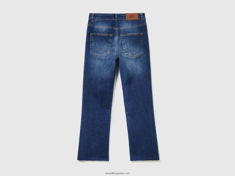κομμένο τζιν με πέντε τσέπες J8TLD4137 Benetton γυναίκες σκούρο μπλε