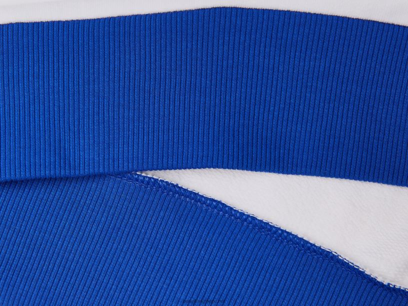 Φούτερ από 100% βαμβάκι με στάμπα λογότυπου J8TLD286 Benetton γυναίκες άσπρο