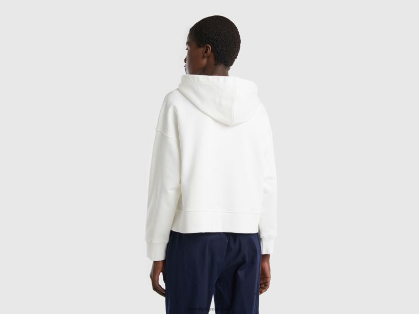 κουκούλα σε κουτί J8TLD292 Benetton γυναίκες κρεμώδες λευκό