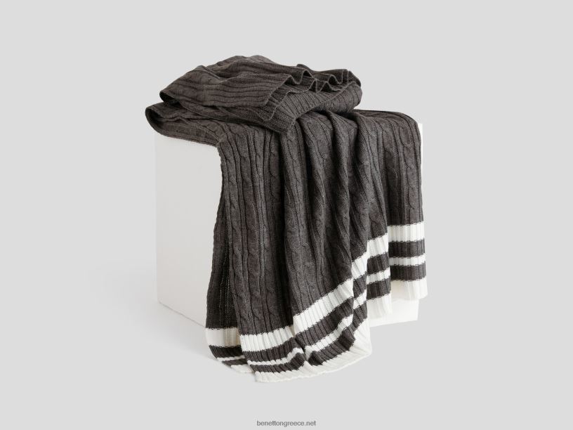 πλεκτό κάλυμμα καλωδίου J8TLD3381 Benettonγκρί