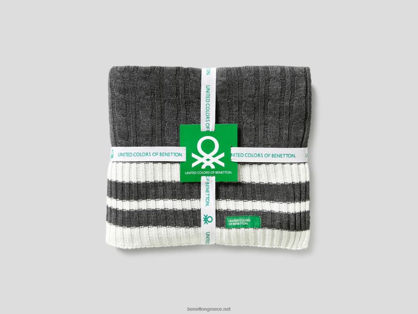 πλεκτό κάλυμμα καλωδίου J8TLD3381 Benettonγκρί