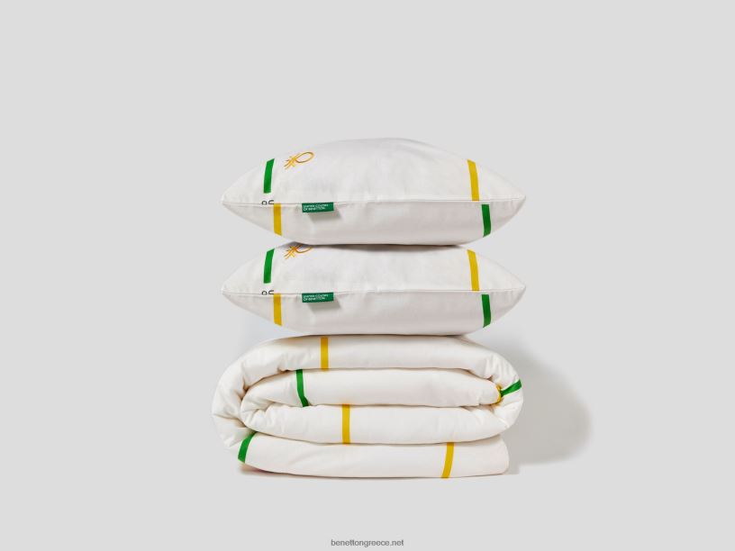 παπλωματοθήκη 255x200 cm και δύο μαξιλαροθήκες J8TLD3331 Benettonκίτρινος