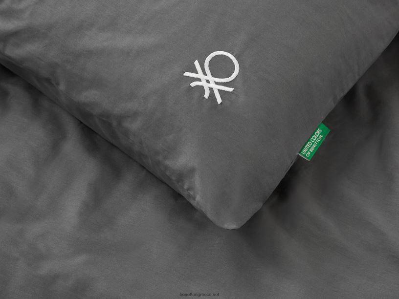 σεντόνι 160x290 εκ J8TLD6009 Benettonσκούρο γκρίζο