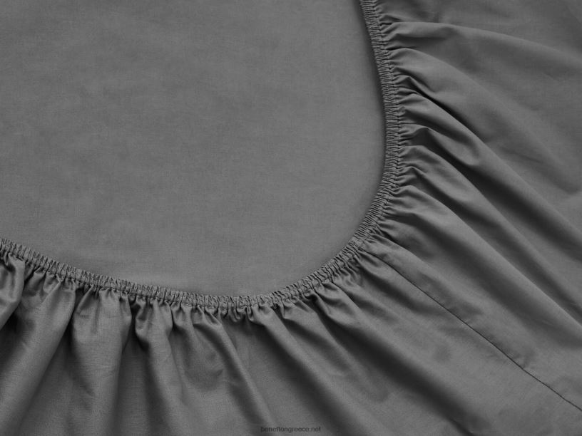 σεντόνι 210x270 εκ J8TLD6006 Benettonσκούρο γκρίζο