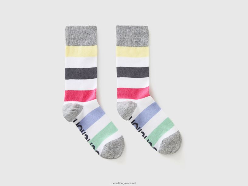 Σετ κάλτσας σε μείγμα οργανικού ελαστικού βαμβακιού J8TLD706 Benetton άνδρες πολύχρωμο