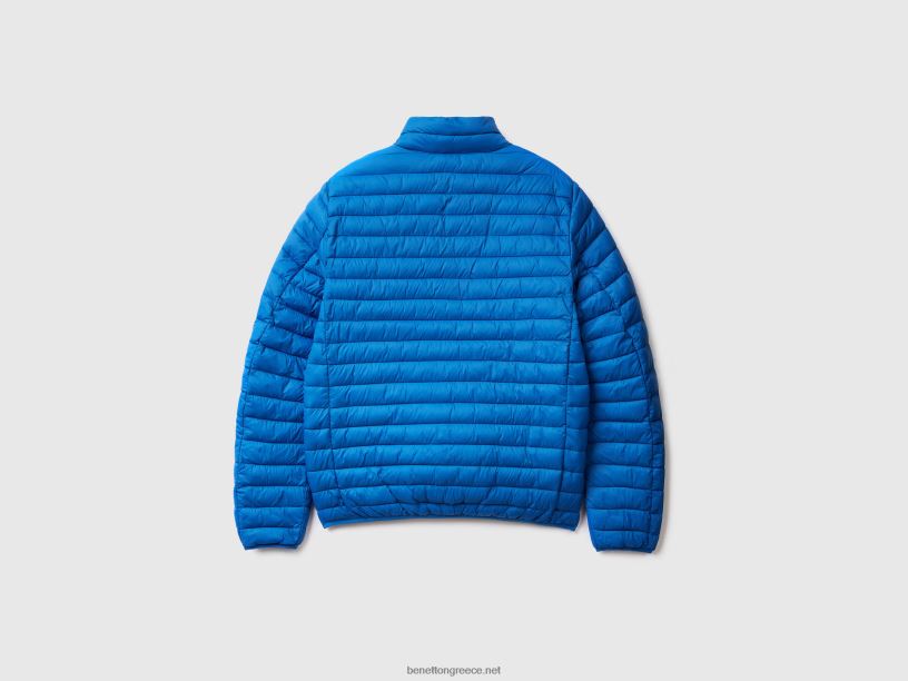 μπουφάν με επένδυση με ανακυκλωμένη βάτα J8TLD4430 Benetton άνδρες γαλάζιο