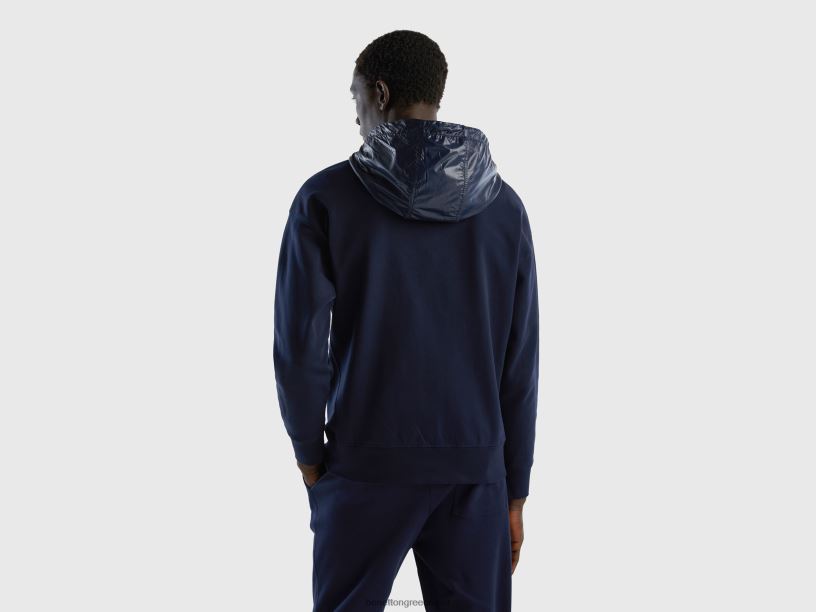 κουκούλα σε νάιλον J8TLD1313 Benetton άνδρες σκούρο μπλε