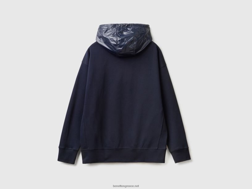 κουκούλα σε νάιλον J8TLD1313 Benetton άνδρες σκούρο μπλε