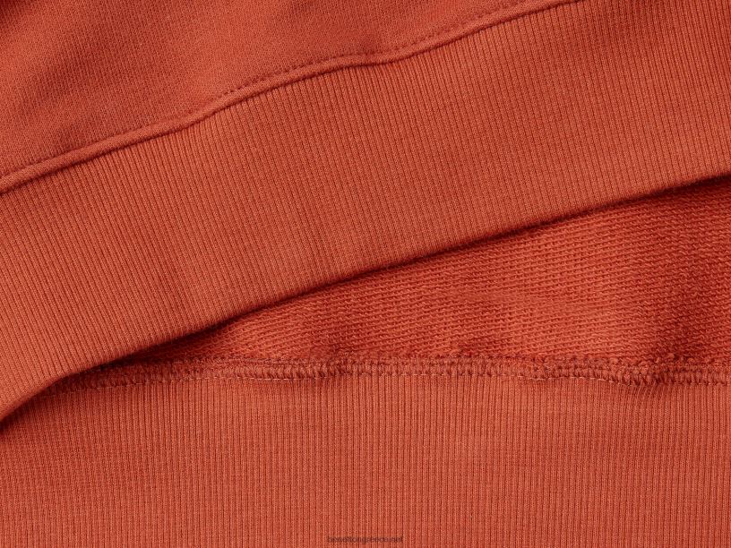 ζεστό φούτερ με στάμπα J8TLD4522 Benetton άνδρες καφέ