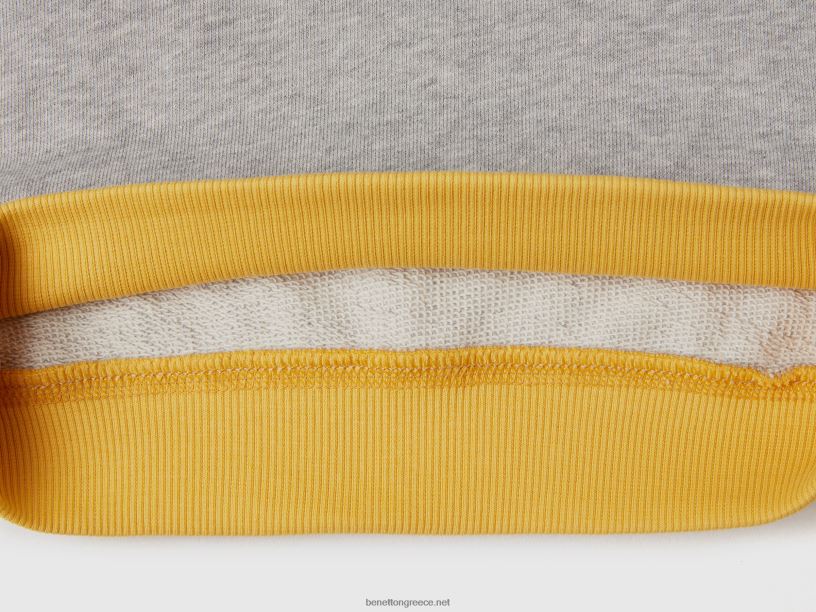 φούτερ από 100% οργανικό βαμβάκι J8TLD5089 Benetton παιδιά πολύχρωμο