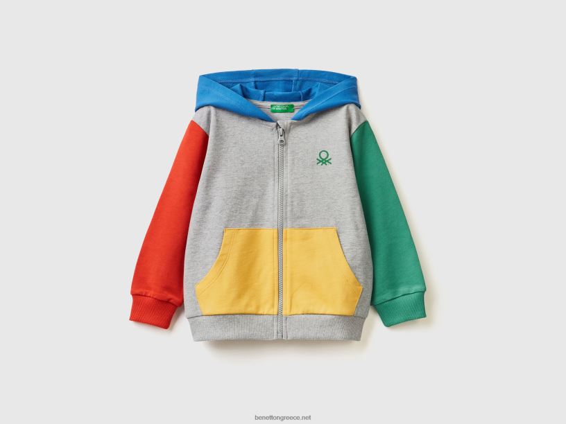 κουκούλα με λογότυπο J8TLD5116 Benetton παιδιά πολύχρωμο
