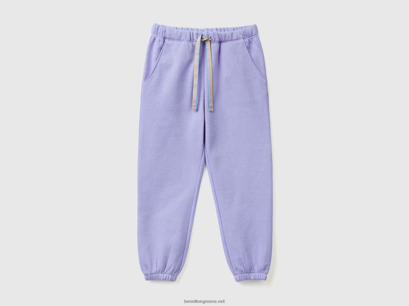 αθλητικό παντελόνι με τσέπη καρδιά J8TLD3011 Benetton παιδιά μυρτιά