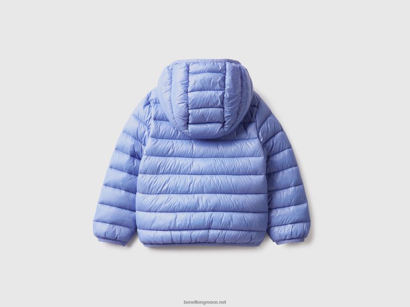 σακάκι με επένδυση με κουκούλα J8TLD5531 Benetton παιδιά μυρτιά