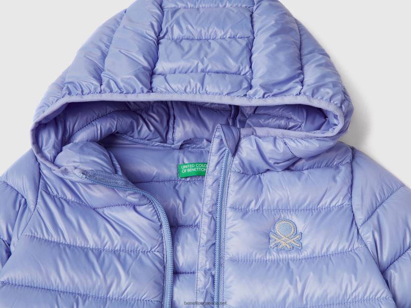 σακάκι με επένδυση με κουκούλα J8TLD5531 Benetton παιδιά μυρτιά