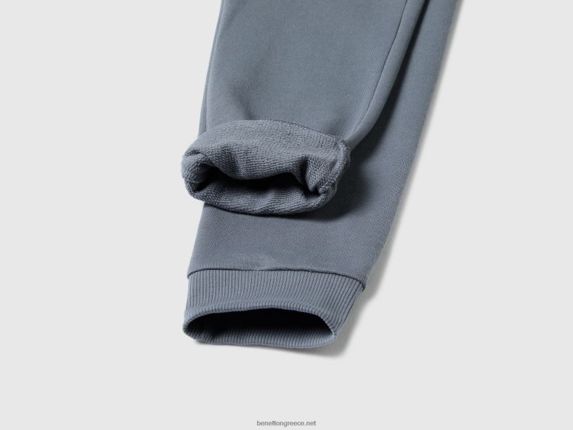 σπορ παντελόνι με κορδόνι J8TLD1903 Benetton παιδιά σκούρο γκρίζο