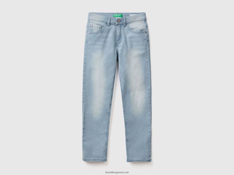 "eco-recycle" slim fit τζιν J8TLD4921 Benetton παιδιά γαλάζιο