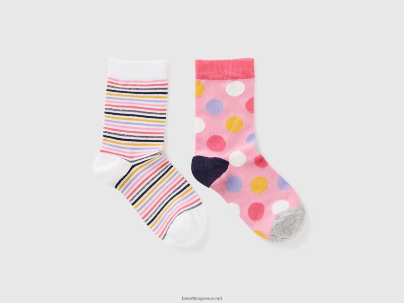 σετ κάλτσας με σχέδια J8TLD2730 Benetton παιδιά πολύχρωμο