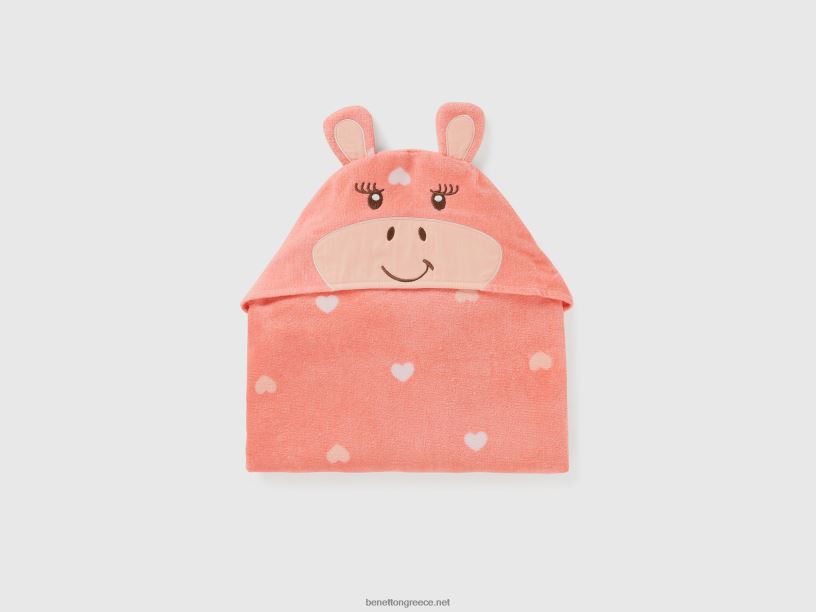 πετσέτα με κουκούλα J8TLD3292 Benetton παιδιά πολύχρωμο